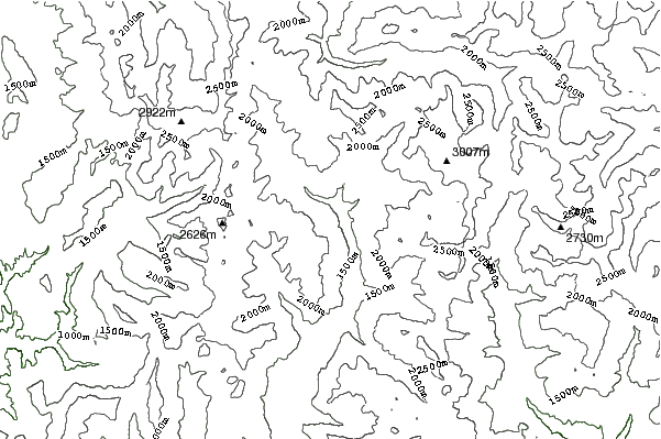 Le Seignus neighbourhood contours