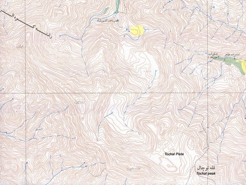 Tochal Piste / Trail Map