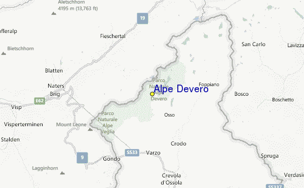 Alpe Devero Location Map