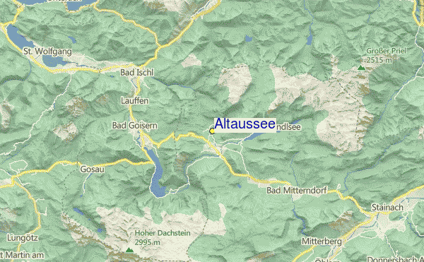 Altaussee Location Map