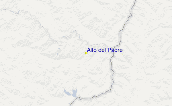Alto del Padre Location Map