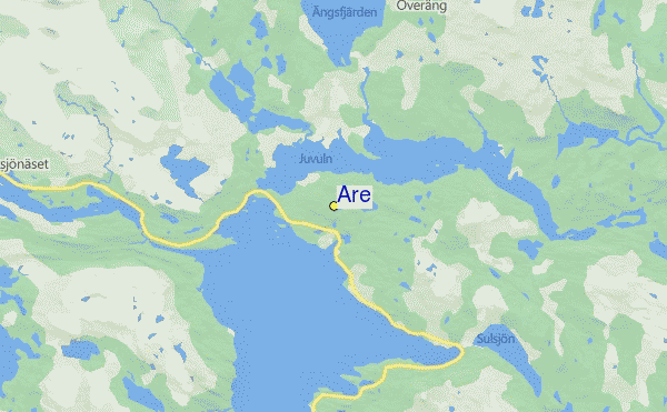 Åre Location Map