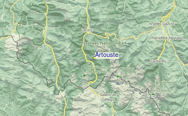 Artouste Location Map