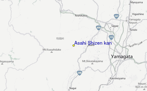 Asahi Shizen kan Location Map