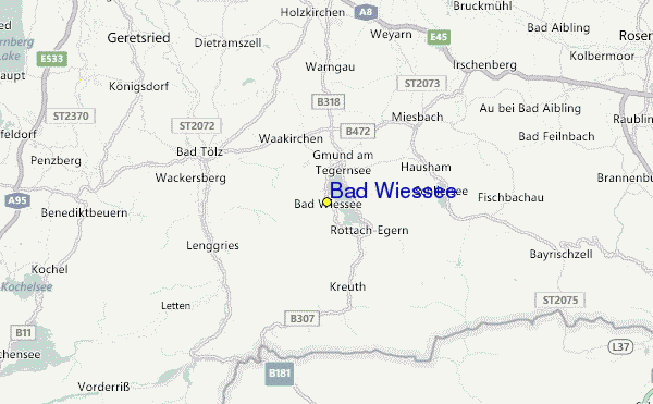 Bad Wiessee Location Map