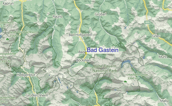 Bad Gastein Location Map