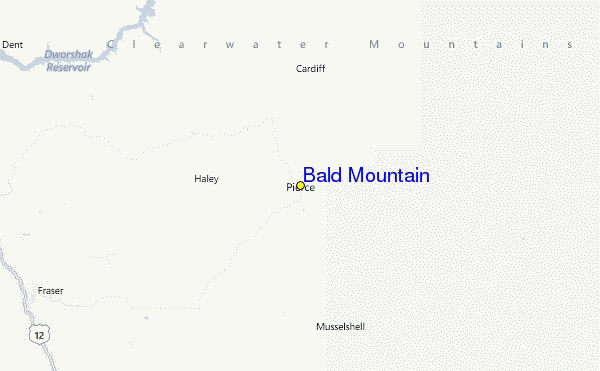 Bald Mountain Location Map