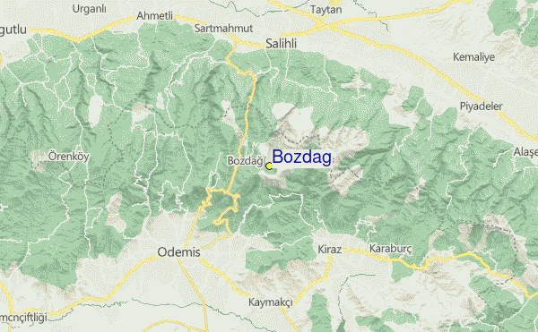 Bozdag Location Map