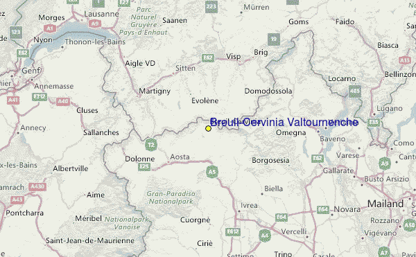 Breuil-Cervinia Valtournenche Previoni Metereologiche, Neve Report and