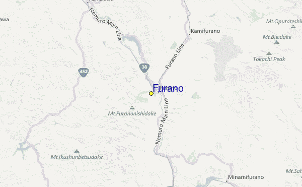Furano Location Map