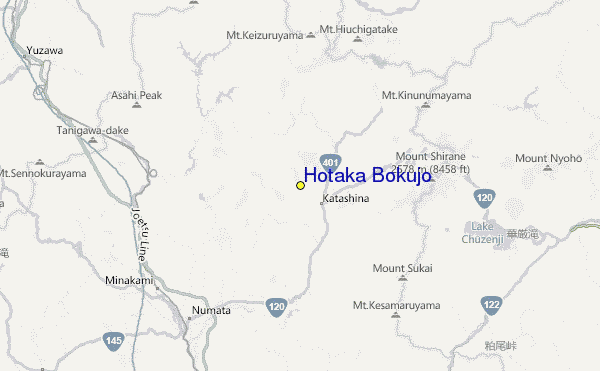 Hotaka Bokujo Location Map