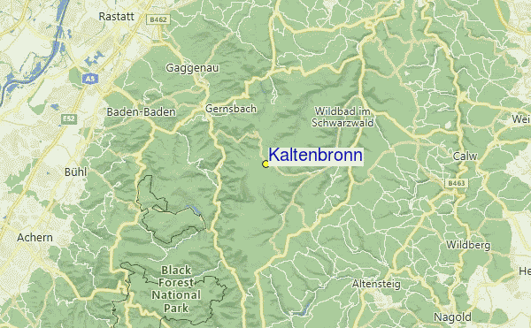 Kaltenbronn Location Map