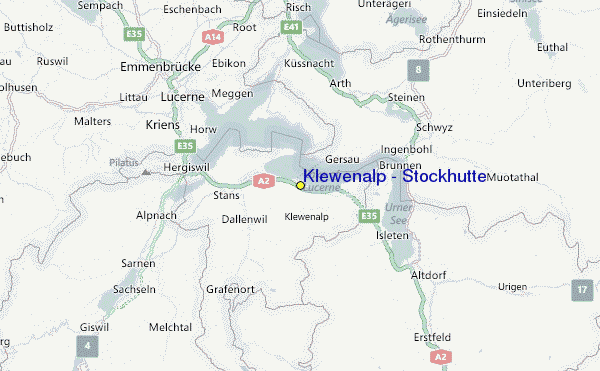 Klewenalp - Stockhütte Location Map