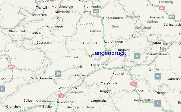 Langenbruck Location Map