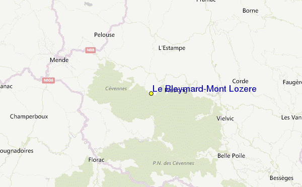 Le bleymard meteo