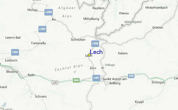 Lech Location Map