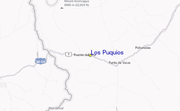 Los Puquios Location Map