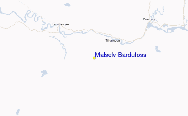 Målselv-Bardufoss Location Map