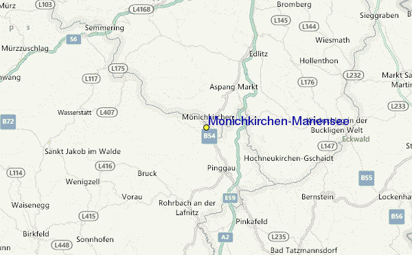 Mönichkirchen-Mariensee Location Map