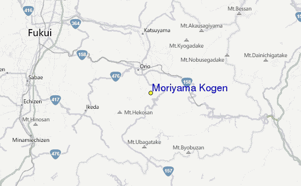 Moriyama Kogen Location Map