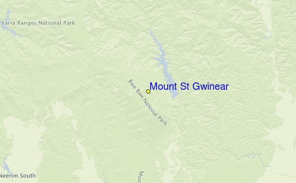 Mount St Gwinear Location Map