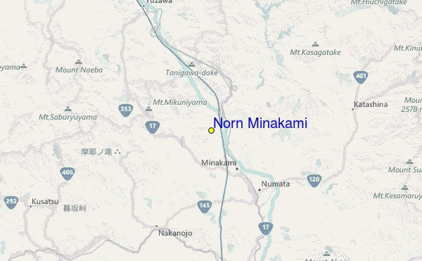 Norn Minakami Location Map