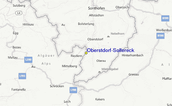 Oberstdorf-Söllereck Location Map