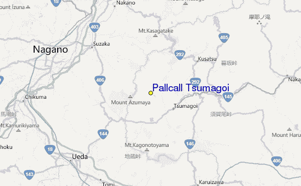 Pallcall Tsumagoi Location Map