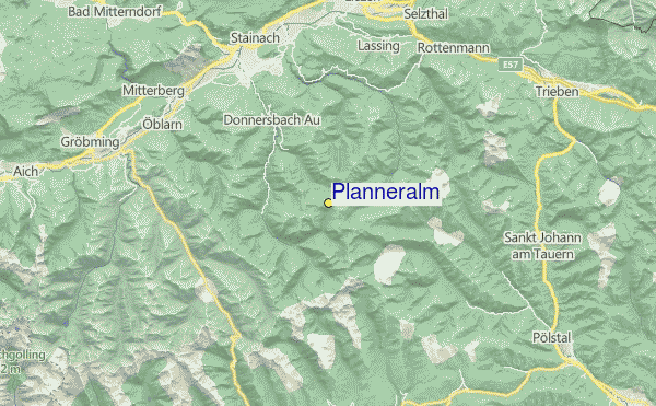 Planneralm Location Map