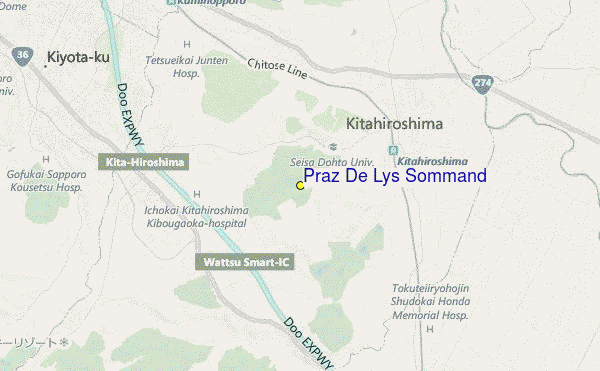 Praz De Lys Sommand Location Map