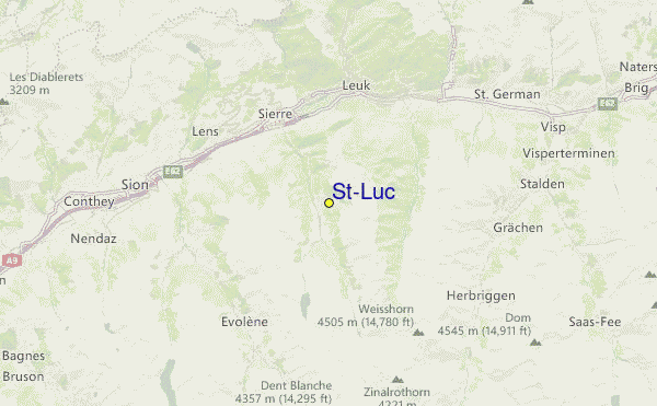St-Luc Location Map