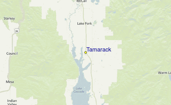 Tamarack Location Map