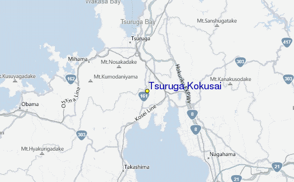 Tsuruga Kokusai Location Map