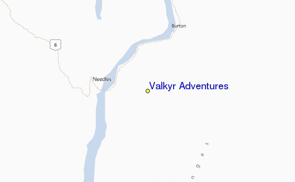 Valkyr Adventures Location Map