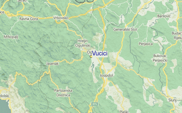 Vučići Location Map