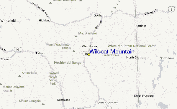 Wildcat Mountain Location Map