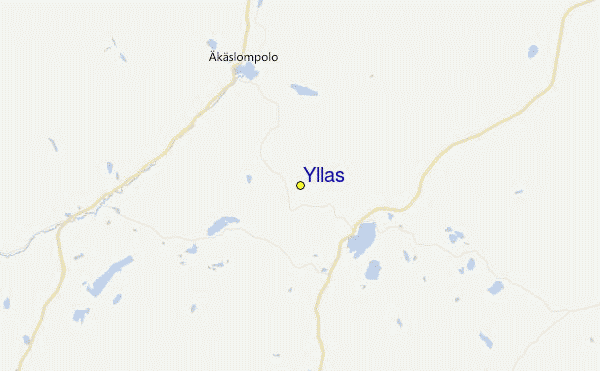 Yllas Location Map