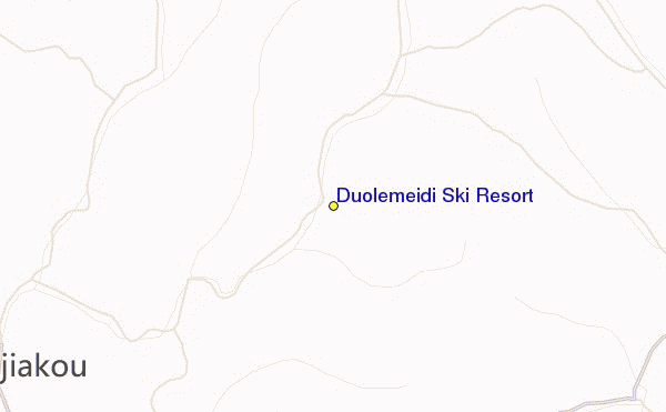 Duolemeidi Ski Resort Location Map