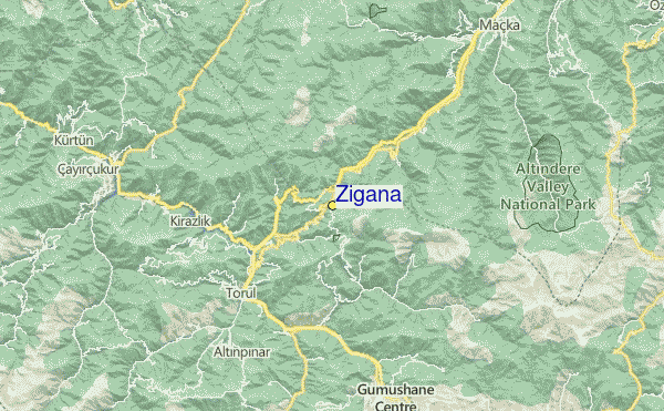 Zigana Location Map