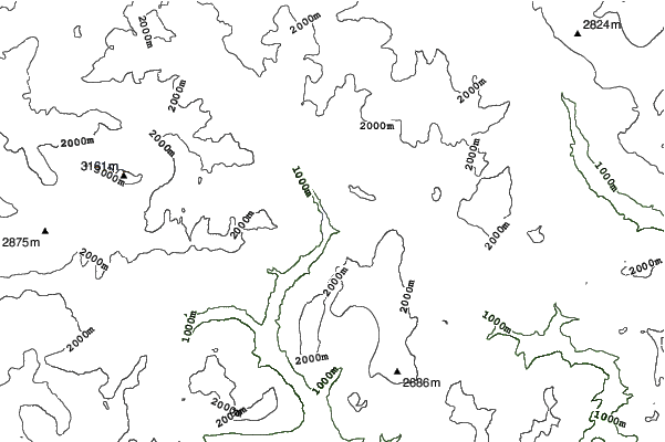 Alleghe neighbourhood contours