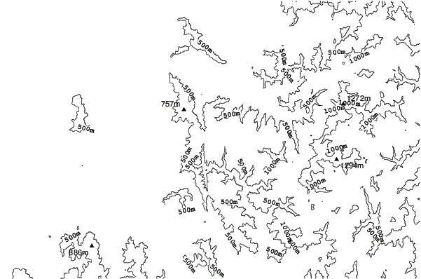 Beruku Yogo neighbourhood contours