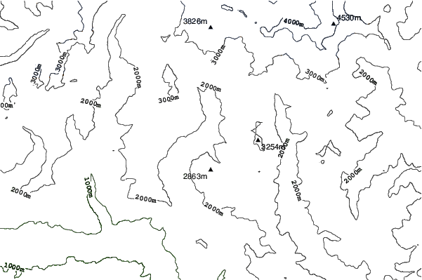 Champoluc neighbourhood contours