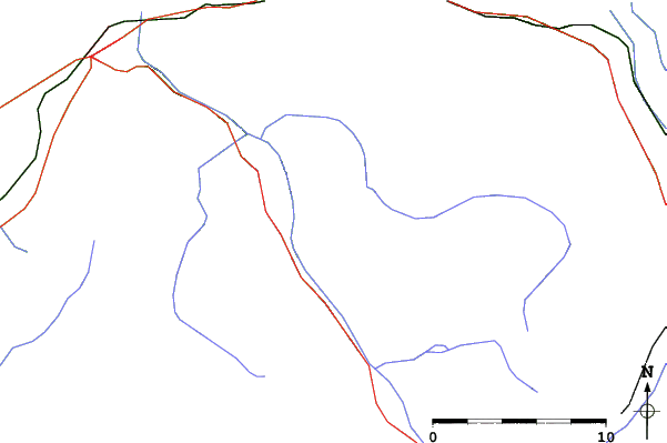 Roads and rivers close to Drouzin Le Mont