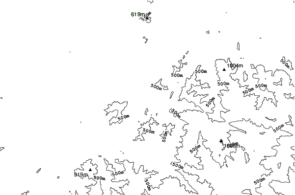 Eagle Valley Resort neighbourhood contours