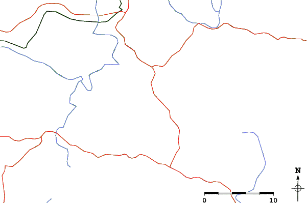 Roads and rivers close to Eagle Valley Resort