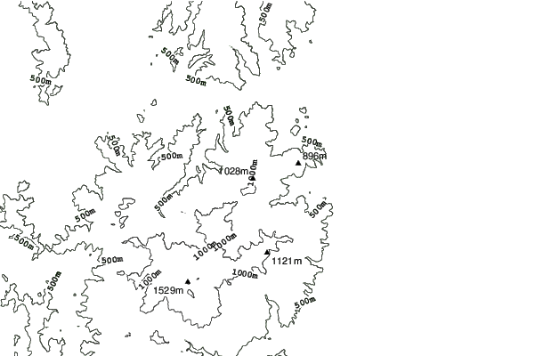 Getō Kōgen neighbourhood contours