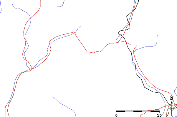 Roads and rivers close to Grandvalira-Grau Roig