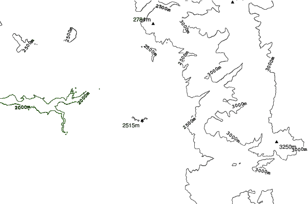 Howelsen Hill neighbourhood contours