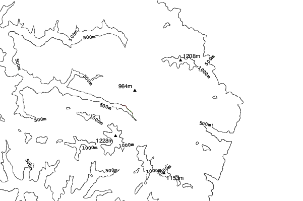 Hunter Mountain neighbourhood contours