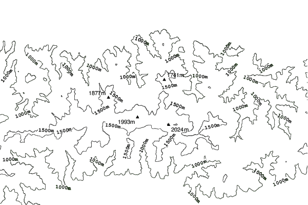 Jasná - Chopok neighbourhood contours